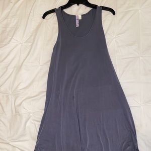 grey/blue long maxi dress, soft and lightweight